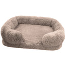 New Large Dog Bed Dog Plush Pet Bed Winter Thickened Pad Dog Sleeping Bed Sofa Removable Pad Dog Small Large Dog square kennel
