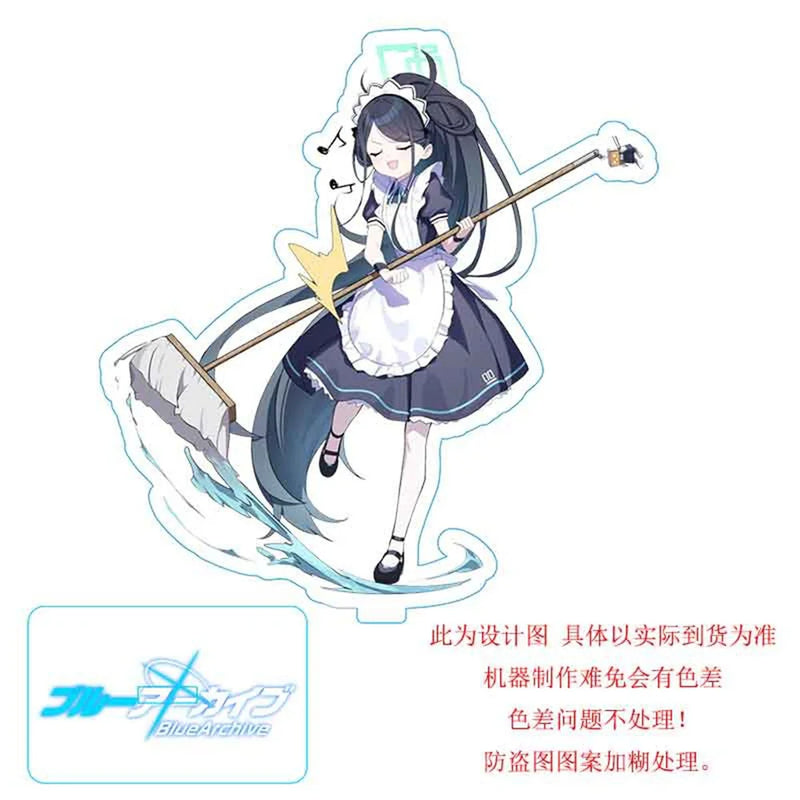 Figura de juego popular de archivo azul Takanashi Hoshino, cosplay de anime, soporte de acción acrílico, modelo de juguete, decoración, accesorio, colección de fans, regalo