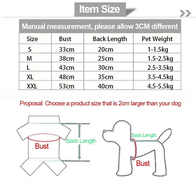 Dog Clothes Winter Warm  Puppy Pet Dog Coat Jacket for Small Medium Dogs Thicken Warm Chihuahua Yorkies Clothes Pets Clothing