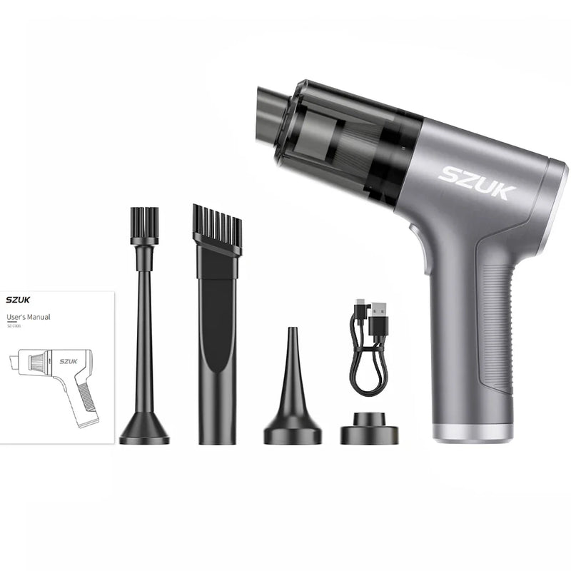 SZUK C006 Car Vacuum Cleaner 780000Pa Strong Suction Portable Handheld Car Cleaner Cleaning Machine Mini Wireless Vacuum Cleaner