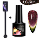 LILYCUTE 7ML 9D Cat Magnetic Gel Polish Set Semi Permanent Soak Off UV LED Glitter Nails Magnet Stick Black Gel Needed