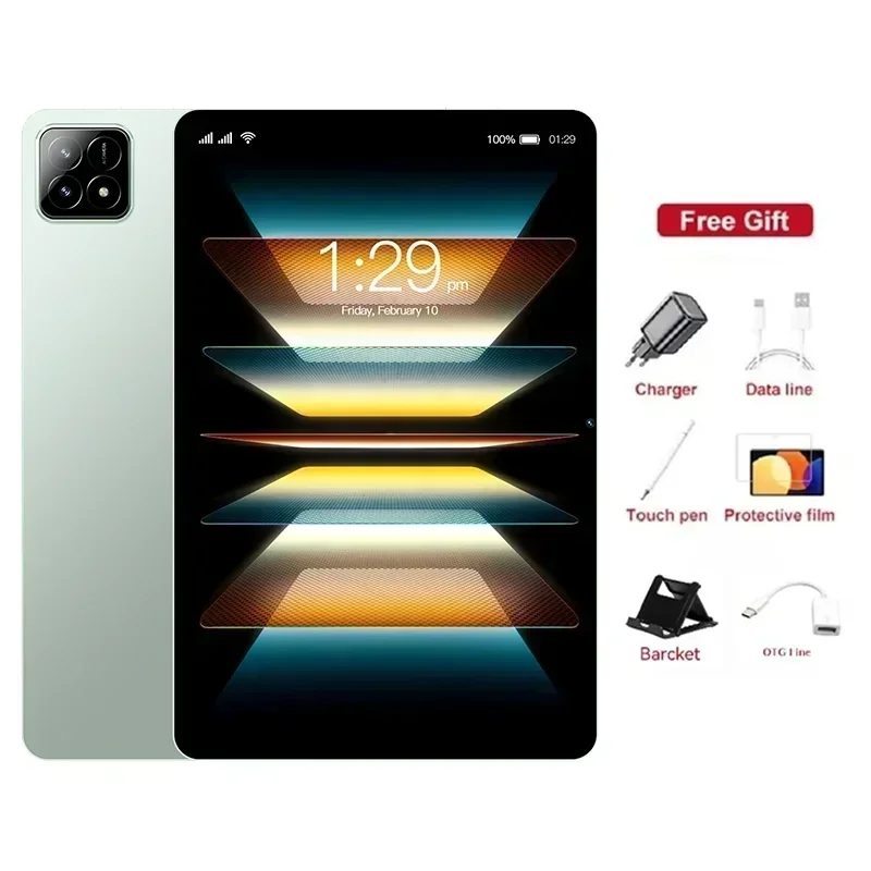2025 Global Mi 11 inch tablet Android 14 Pad 6S Pro 16GB 1TB Snapdragon 888 4K HD 5G WIFI Bluetooth WPS 20000mAh tablets Tab