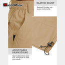 MAGCOMSEN Summer Men's Shorts Quick-drying Lightweight with 7 Pockets Waterproof 3/4 Shorts for Fishing Hiking