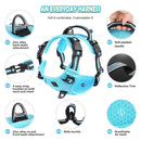 No Pull Dog Harness, Adjustable Soft Padded Pet Vest with Easy Control Handle