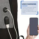 3pcs Versatile Backpack Trendy Washable Computer Bag Black Grey Blue Red School Business Backpack Unisex