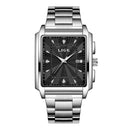 LIGE Gold Stainless Steel Men Watches Quartz Waterproof Luminous Male Clock Business Sport Mens Watch Luxury Calendar Man Watch