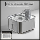 Small Magic Pet Stainless Steel Wireless Automatic Cat Water Fountain