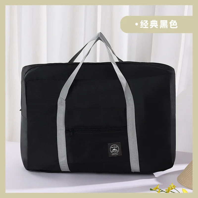 Foldable Travel Bags Nylon Large Capacity Bag Luggage WaterProof Handbags Women Men Travel Storage Clothes Packaging Organizer