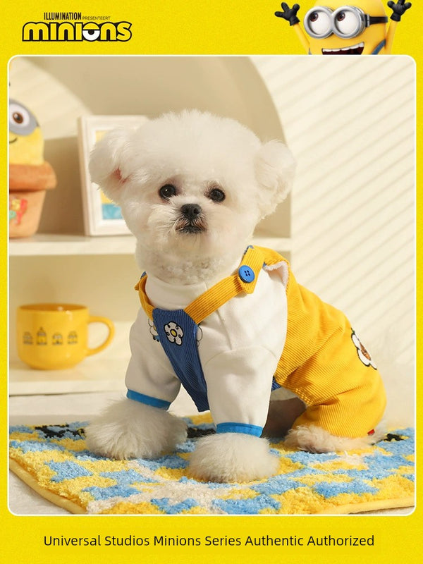 Hoopet Autumn and Winter Clothing Bichon Dog Heattech Suspenders