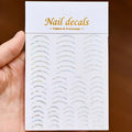 1 Pc Nail Strip Stickers Black/Gold/Rose Gold/Silver Metal Strip Tape Nail Art Adhesive DIY Foil Tips Nail Sticker Decals NK11