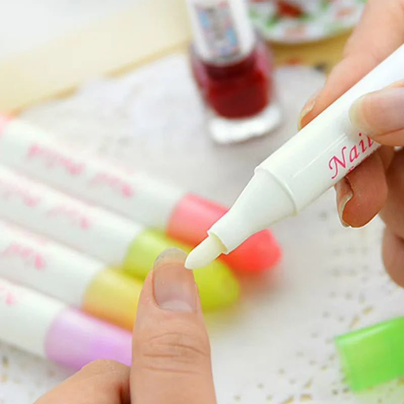 1pc Nail Polish Remover Nail Enhancement Tool Edge Modifier Pen Nail Polish Correction Nail Remover Pen Convenient Washing Nail