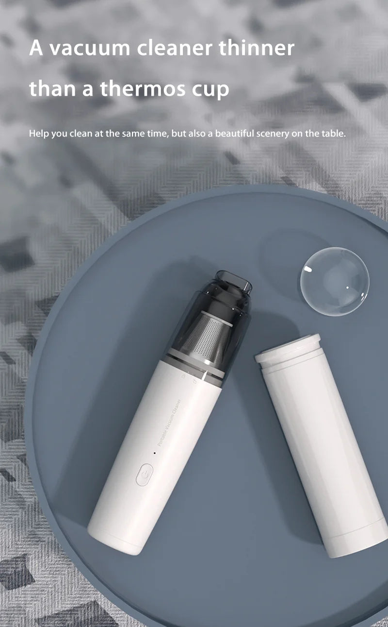 Xiaomi Electric Vacuum Cleaner Car Household Dual Use Portable High Power Handheld Wireless Powerful Dust Remover Deep Cleaning