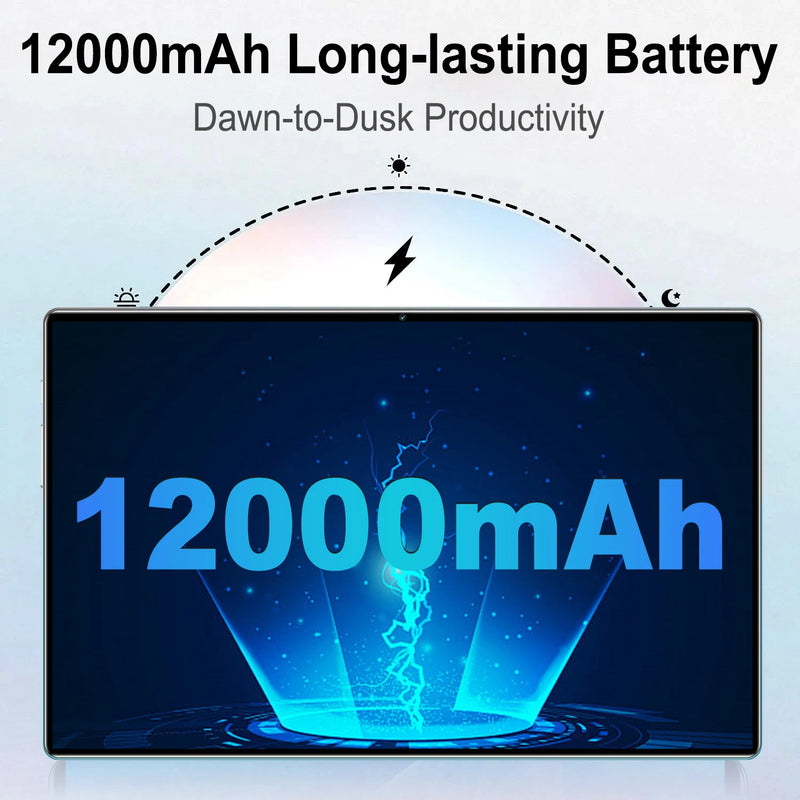 2024 NEW 11.6 Inch Original Tablet Android13 16GB Ram 1TB Rom Dual SIM 10 Core WPS GPS Bluetooth 5G Network Phone call Tablet PC