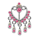 Gaibi European and American cross-border pink set navel ring navel button navel nail cat head dragonfly pistol butterfly nave...