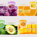 8pcs/box Fruits Lip Balm Sets Moisturizing Lipstick Makeup Base Moisturizer Lip Balm Anti-Cracking Lips Skin Care