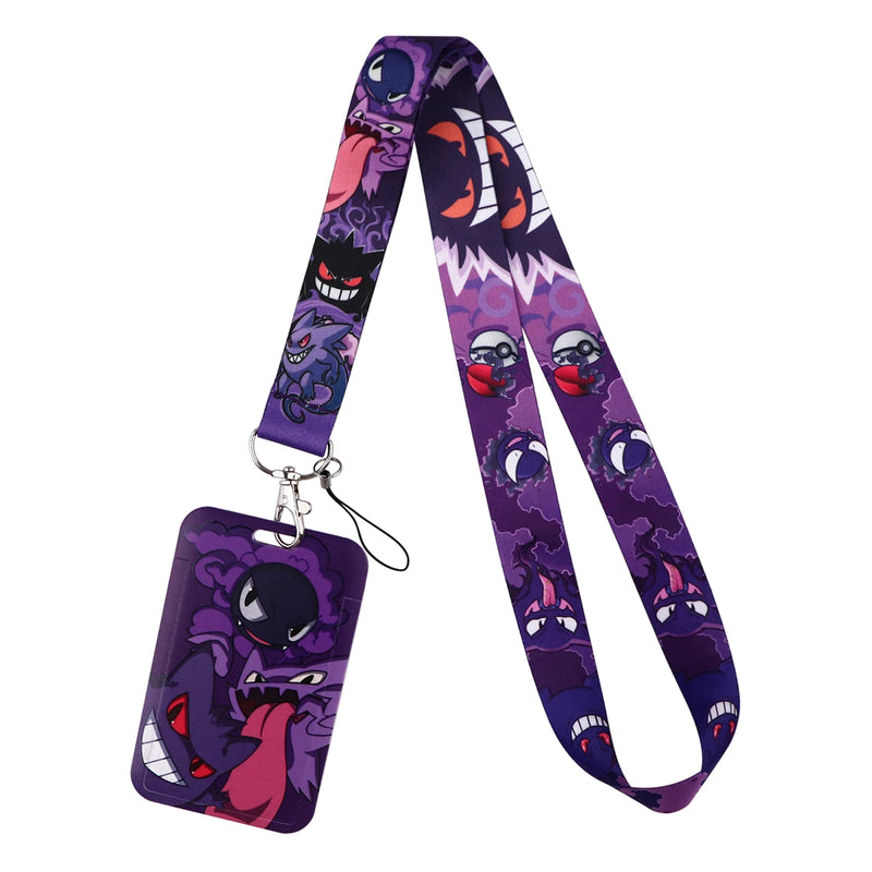 Cute Anime Lanyard For Keychain ID Card Cover Passport Student Cellphone USB Badge Holder Key Ring Neck Straps Accessories