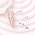 TSZS 10pcs Luxury Kawaii Bow Nail Art Charms 3D Japanese Alloy Bow Tie Jewelry Nail Rhinestone Decoration DIY Access