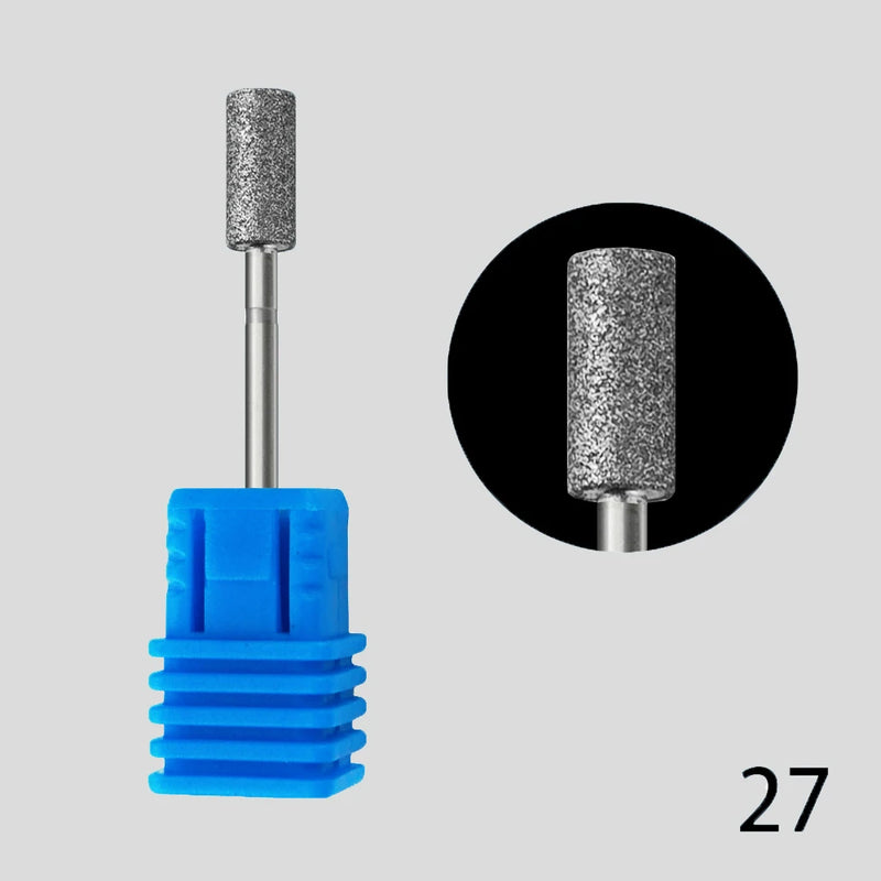 Nail Drill Bits Main Manicure Head To Nails Ceramic Cutter Nail Accessories Equipment Nail Bits for Electric Drill