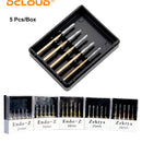 5Pcs Dental Tungsten Carbide Burs Zekrya Endo Z Extraction Bur Drill For High Speed Handpiece Tip Surgical Endo Bone Cutters