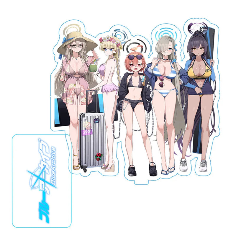 Figura de juego popular de archivo azul Takanashi Hoshino, cosplay de anime, soporte de acción acrílico, modelo de juguete, decoración, accesorio, colección de fans, regalo