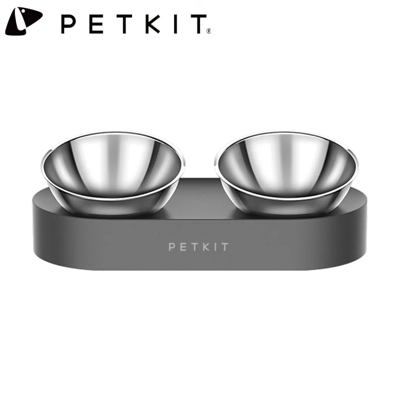PETKIT Pet Bowl Feeding Dishes Adjustable Double Feeder Bowls Water Cup Cat Bowls Drinking Bowl Plastic / Stainless Steel