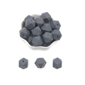 Kovict 14/17mm 10pcs Hexagon Silicone Beads For Jewelry Making Silicone Bead To Make Bracelets Necklace Making Accessories
