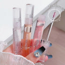 Brillo labial hidratante, brillo labial impermeable, brillo labial líquido, brillo labial transparente, maquillaje coreano para mujeres.