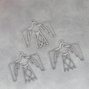 Cute Cat Moon Bear Deer DIY Tassels Earrings Stainless Steel Pendant For Jewelry Making Insect Charms Snake Necklace Accessory