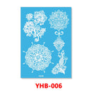 1PC Hanna Lace Tattoo Sticker White Silk Printing Waterproof Disposable Tattoo for Arm Sexy Bracelet