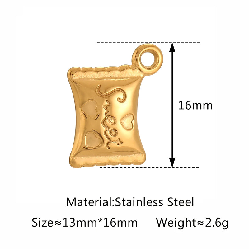 3Pcs/Lot Christmas Candy/Xmas Tree/Gingerbread Bear/Snow House Charms Pendant For Bracelet Necklace Earrings DIY Jewelry Making