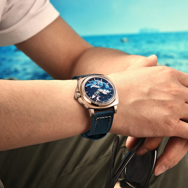 New PAGANI DESIGN 43MM Men Mechanical Watches Luxury Sapphire Glass Automatic Watch 100M Waterproof Super Luminous Watch for Men