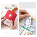 Portable First Aid Medical Kit Travel Outdoor Camping Emergency Medicine Storage Bag Travel Mini EDC Pouch Organizer Pill Case
