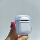 Cute Cartoon Wave Lovers Cover For Apple Airpods Pro 2nd Fashion Smile Heart Earphone Protector Cases for Airpods 1 2 3 Keyring