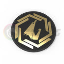 PC Case Fan Metal Sticker ROG MSI AORUS Label Gold-plated Cooling Fan Sticker Chassis Sticker GPU Decorative Sticker