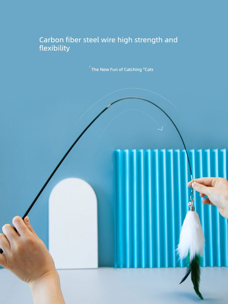 Peg Kitten Retractable Bell Replacement Head Cat Teaser