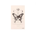 1Sheet Waterproof Temporary Tattoo Sticker 3D Butterfly Theme Fake Tattoo for Women Body Leg Arm Art