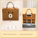 Cartoon Bag Travel Bag Storage Hand Bag Large Capacity Kids Luggage Bag Trolley Case Luggage Bag Felt Bag Lightweight