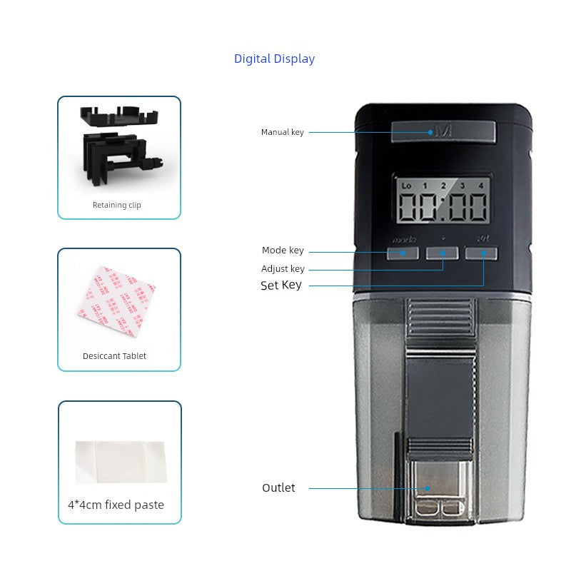 Automatic Fish Feeder WiFi Pet Smart Feeder Fish Tank Timing Feeding Goldfish Turtle Aquarium Feeder