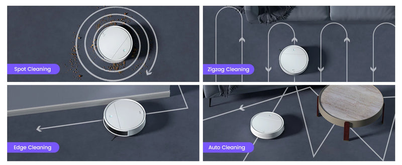 OKP K5P Robot Vacuum Cleaner, 5000Pa, 180 Mins, WiFi/App, Slim Design, Self-Charging, Perfect for Hard Floors, Pet Hair, Carpets