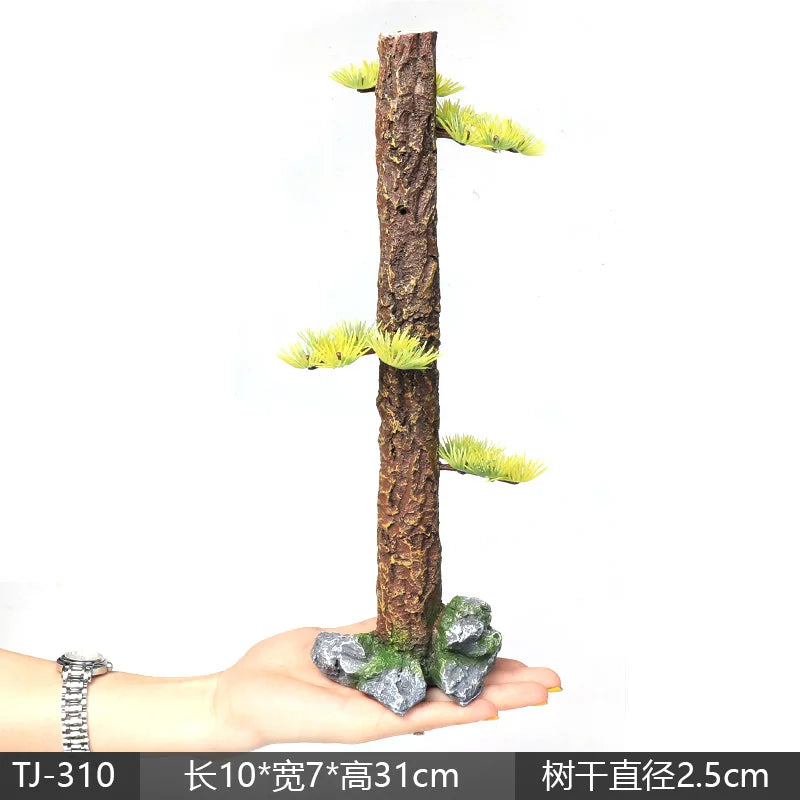 Simulation Tree Trunk Sinking Wood Driftwood Fish Tank Decorations aquatic plants Root Rainforest Forest Aquarium Accessories