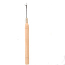 1pc Wood Plastic Crochet Braid Needle Feather Hair Extension Tools Wig Hook Needle Threader Knitting Hair Crochet Needles 7type