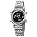 SKMEI 2139 Steel Muslim Azan Digital Watch Mens Back Light Waterproof  Wristwatch Prayer Qibla Compass Alarm Clock watch 1861