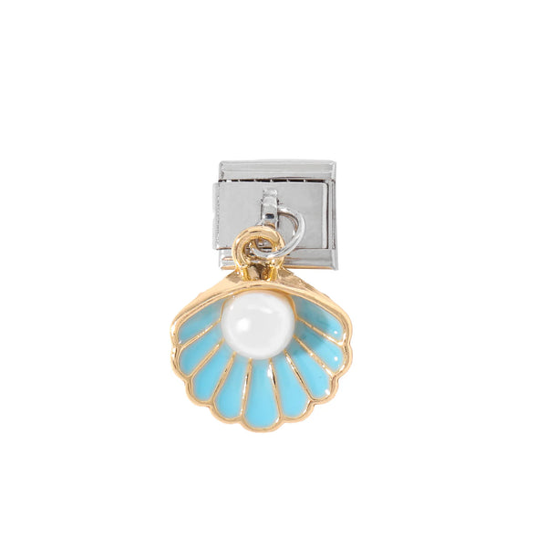 New Fashion Colour Glaze Star Shiny CZ Italian Links Charm Fit 9mm Stainless Steel Bracelet Jewelry DIY Making