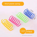 Mute Color Plastic Spring Molar Toy Ball Cat