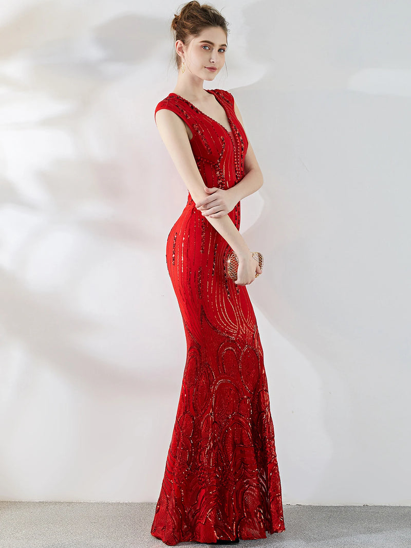 Sexy black maxi summer sequin dress women elegant luxury birthday prom wedding party dress ladies long evening dresses vestidos