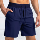 Breathable Sports Shorts Male Soild Casual Shorts Outdoor Running Training Fitness Cycling Fifth Pants Summer Mid Waist Slacks