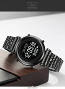 SKMEI 2139 Steel Muslim Azan Digital Watch Mens Back Light Waterproof  Wristwatch Prayer Qibla Compass Alarm Clock watch 1861