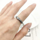 Anime The Seven Deadly Sins Ring Meliodas Dragon's Sin of Wrath Cosplay Unisex Adjustable Ring for Men Jewelry Accessories Prop