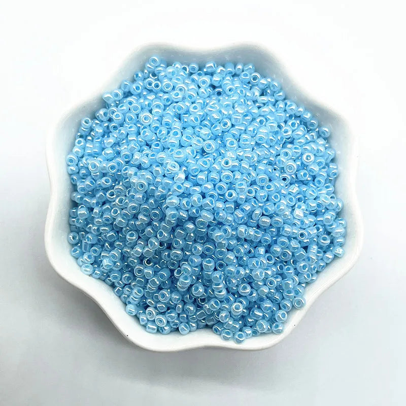 15g/lot 2mm 3mm 4mm Effect of The Cream Charm Czech Glass Seed Beads DIY Bracelet Necklace Beads for Jewelry Making Accessories