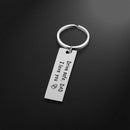 1pc Dad Gifts from Daughter - Drive Safe Dad Keychain I Love You Father Daughter Gifts Christmas Valentines Birthday Gifts